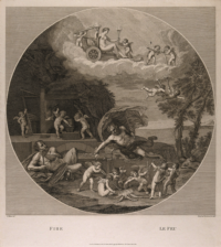 圖6　Francesco Bartolozzi after Francesco Albani , Le Feu (fire), 1796. (Wellcome Library, London)